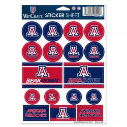 University Of Arizona Wildcats - 5x7 Sticker Sheet