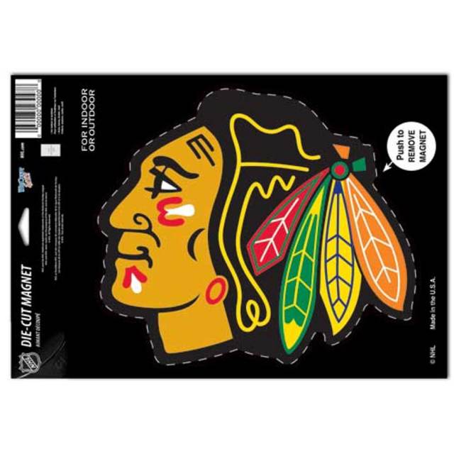 Chicago Blackhawks Logo - 6x6 Die Cut Magnet