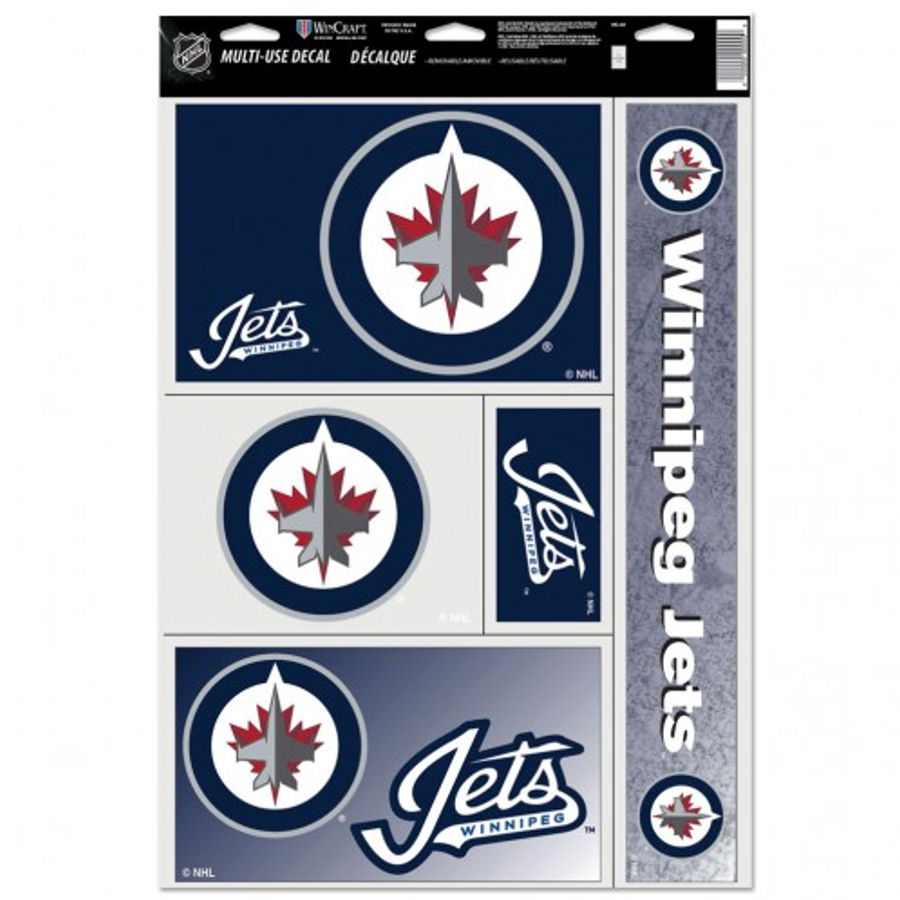 Winnipeg Jets - Set of 5 Ultra Decals
