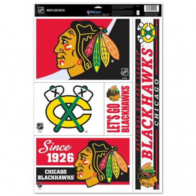 Chicago Blackhawks - Set of 5 Ultra Decals
