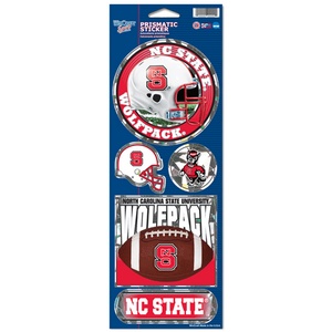 North Carolina State University Wolfpack - Prismatic Decal Set