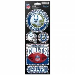 Indianapolis Colts - Set Of 5 Prismatic Sticker Sheet