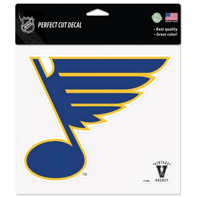 St. Louis Blues Retro - 8x8 Full Color Die Cut Decal
