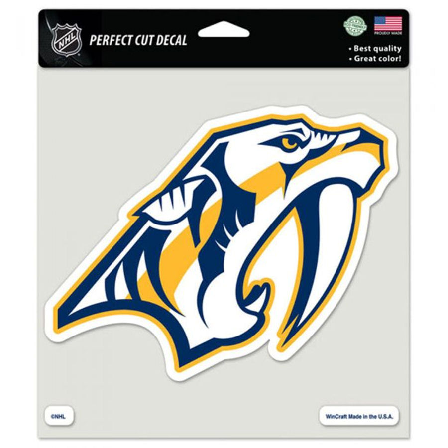 Nashville Predators - 8x8 Full Color Die Cut Decal at Sticker Shoppe