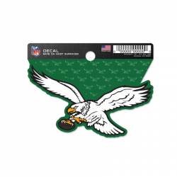 Philadelphia Eagles White Retro Logo - Clean Cut Vinyl Sticker