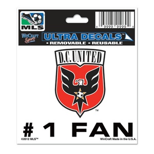 Washington D.C. United #1 Fan - 3x4 Ultra Decal