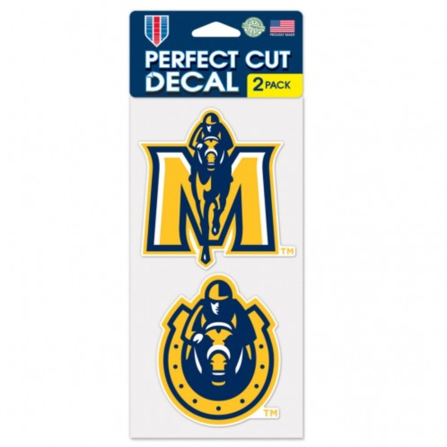 Murray State University Racers - Set of Two 4x4 Die Cut Decals at ...