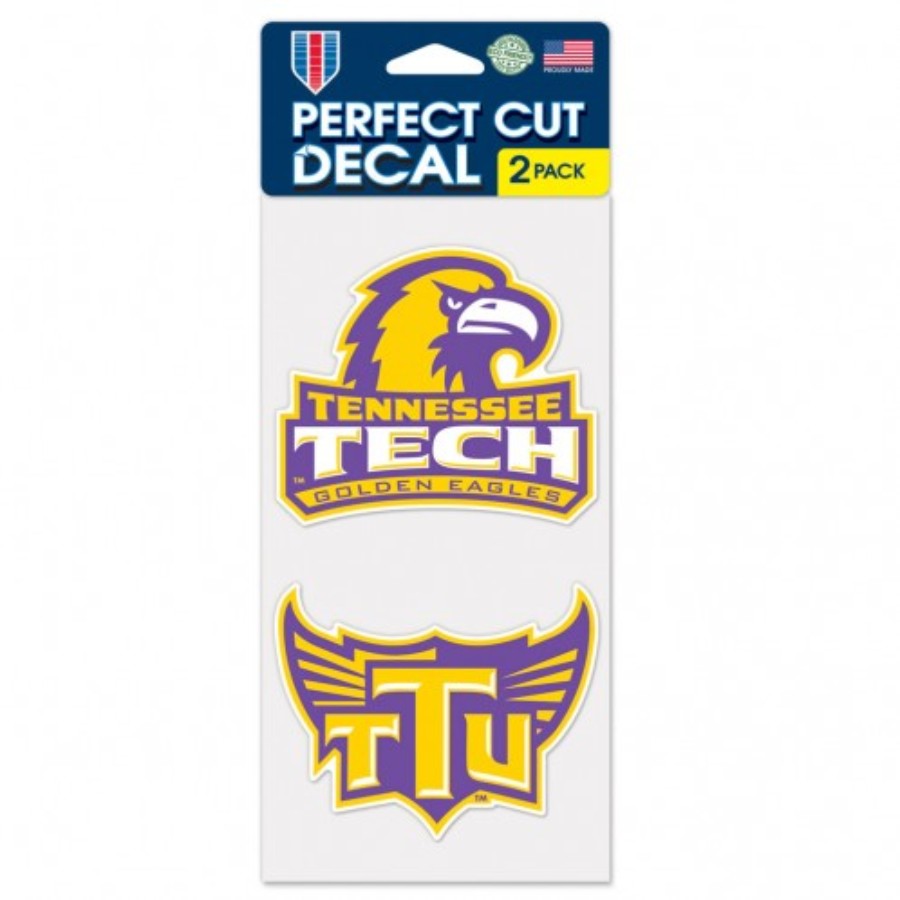 Tennessee Technological University Golden Eagles Set Of Two 4x4 Die