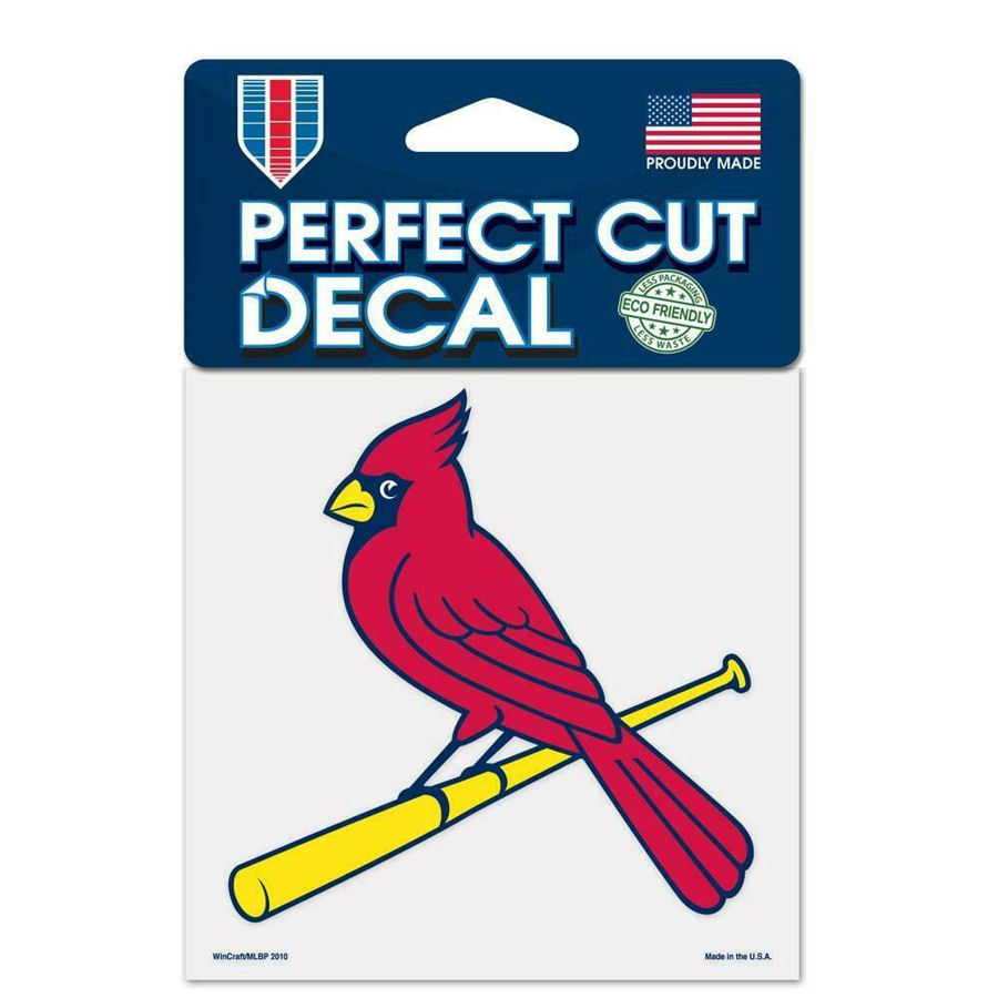 St. Louis Cardinals 4x4 Die Cut Decal at Sticker Shoppe
