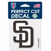 San Diego Padres 2020 Logo - 4x4 Die Cut Decal