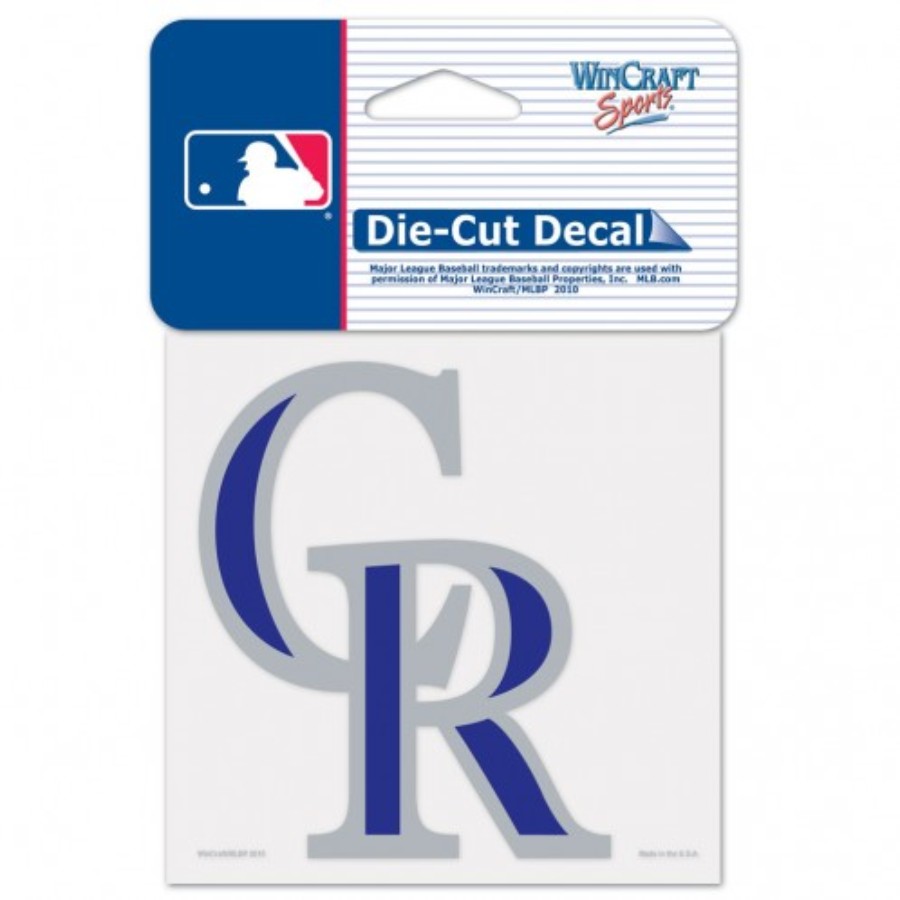 Colorado Rockies  Alternate - 4x4 Die Cut Decal