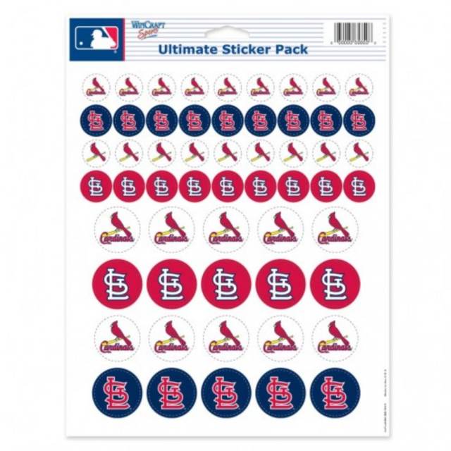 St. Louis Cardinals - 8.5x11 Sticker Sheet at Sticker Shoppe