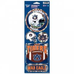 Auburn University Tigers Football - Prismatic Decal Set