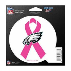 Philadelphia Eagles Breast Cancer Awareness - 4x4 Magnet