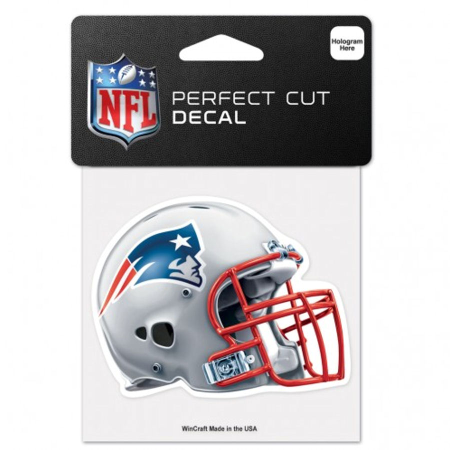 New England Patriots Helmet 4x4 Die Cut Decal at Sticker Shoppe