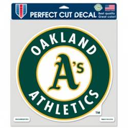 Oakland Athletics A's - 8x8 Full Color Die Cut Decal
