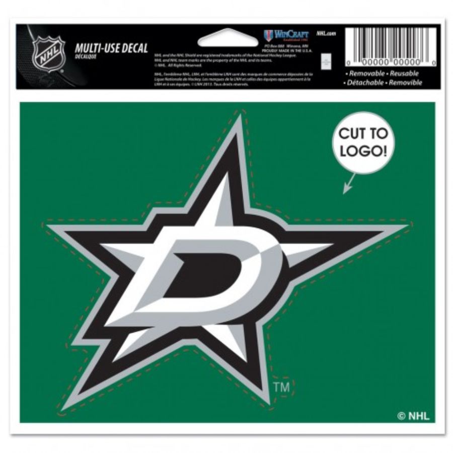 Dallas Stars - 4.5x5.75 Die Cut Multi Use Ultra Decal