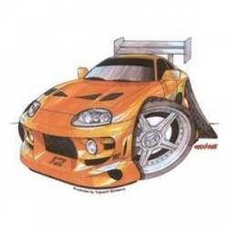 Yellow Fast & Furious - Sticker