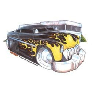 Flamin Lead Sled - Sticker
