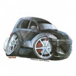 Black PT Cruiser - Sticker