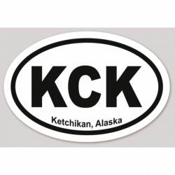 Ketchikan Alaska - Oval Sticker