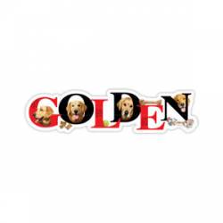 Golden - Alphabet Magnet