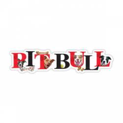 Pit Bull - Alphabet Magnet