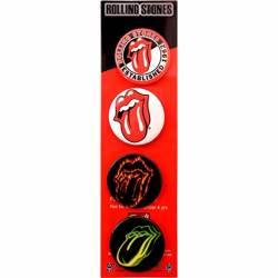 The Rolling Stones - Set of 4 Button Set