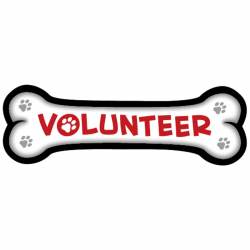 Animal Volunteer - Dog Bone Magnet