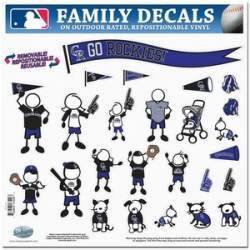 Colorado Rockies - 11x11 Large Family Decal Set