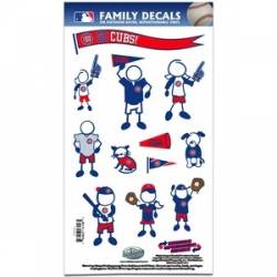 Chicago Cubs - 6x11 Medium Family Decal Set