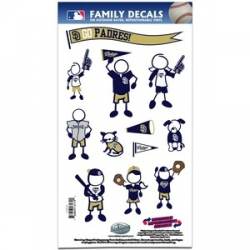 San Diego Padres - 6x11 Medium Family Decal Set