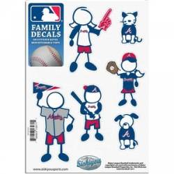 Atlanta Braves - 5x7 Small Family Decal Set