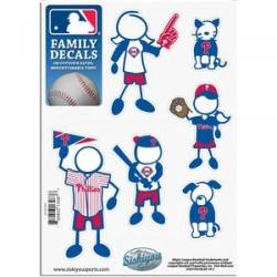 Philadelphia Phillies - 5x7 Small Family Decal Set