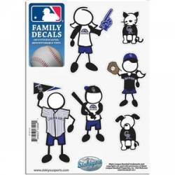 Colorado Rockies - 5x7 Small Family Decal Set