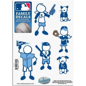 Kansas City Royals - 5x7 Small Family Decal Set