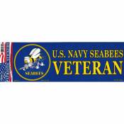 U.S. Navy Seabees Veteran - Bumper Sticker