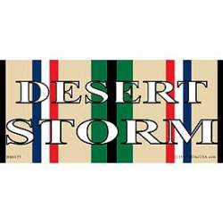 Desert Storm Service Ribbon - Bumper Sticker