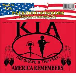 KIA America Remembers Native American - Bumper Sticker