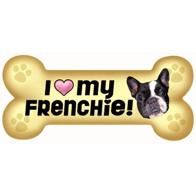 FrenchieeeLoves French Bulldog Keychain