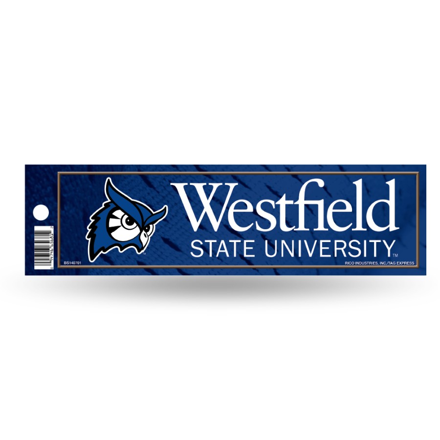 Westfield State University Owls Bumper Sticker at Sticker Shoppe