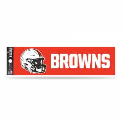 Cleveland Browns White Helmet - Bumper Sticker