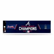 Atlanta Braves 2021 World Series Champions - Bumper Sticker
