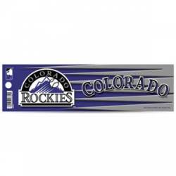 Colorado Rockies - Vinyl Bumper Sticker