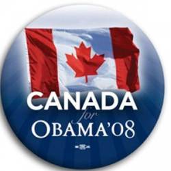 Canada for Barack Obama - Button