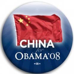 China for Barack Obama - Button