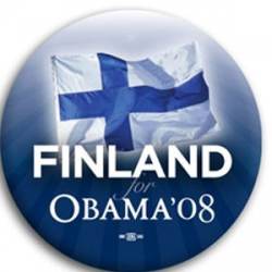 Finland for Barack Obama - Button