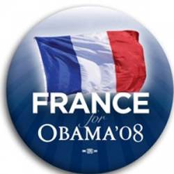 France for Barack Obama - Button