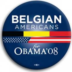 Belgian Americans for Barack Obama - Button