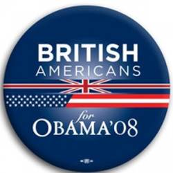 British Americans for Barack Obama - Button